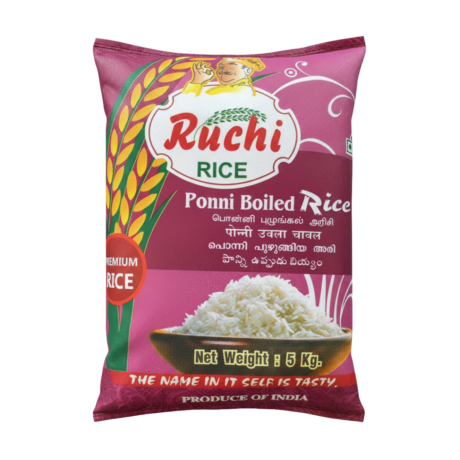 Rice - Ponni Boiled 5kg (Ruchi)
